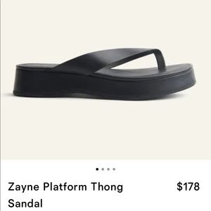REFORMATION ZAYNE PLATFORM SANDALS